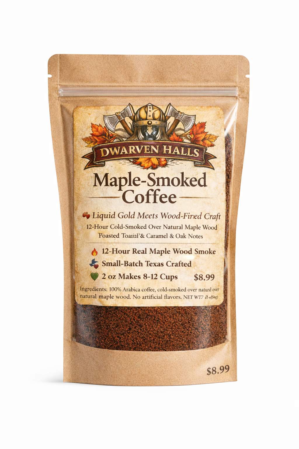Maple-Smoked Coffee 2 oz.