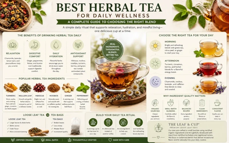 Best Herbal Tea for Daily Wellness: A Complete Guide to Choosing the Right Blend