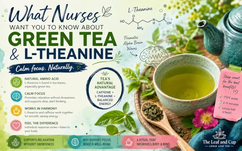 What Nurses Want You to Know About Green Tea and L-Theanine