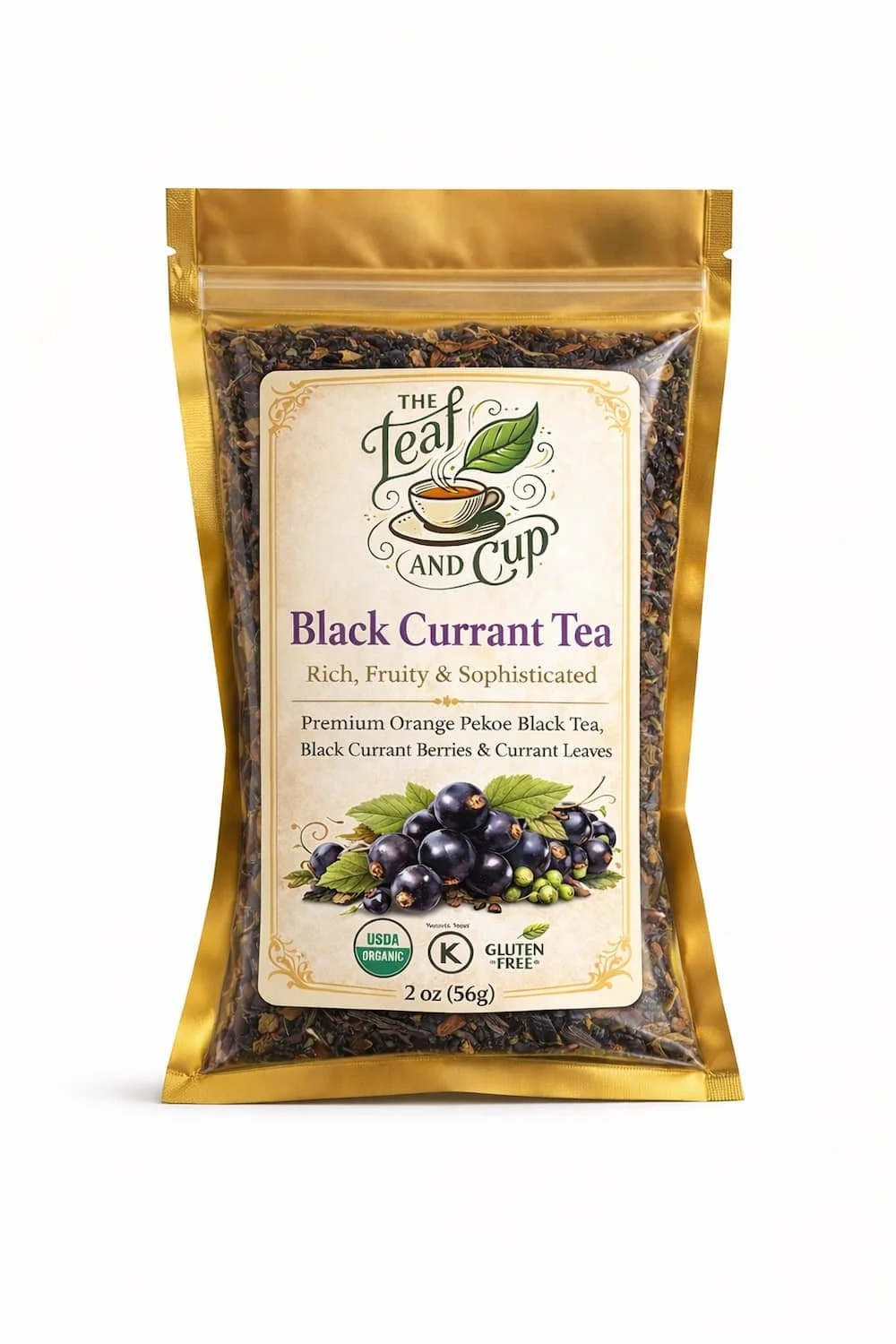 Black Currant Tea | Black Currant Orange Pekoe Black Tea