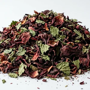 Minty Hibiscus Tea