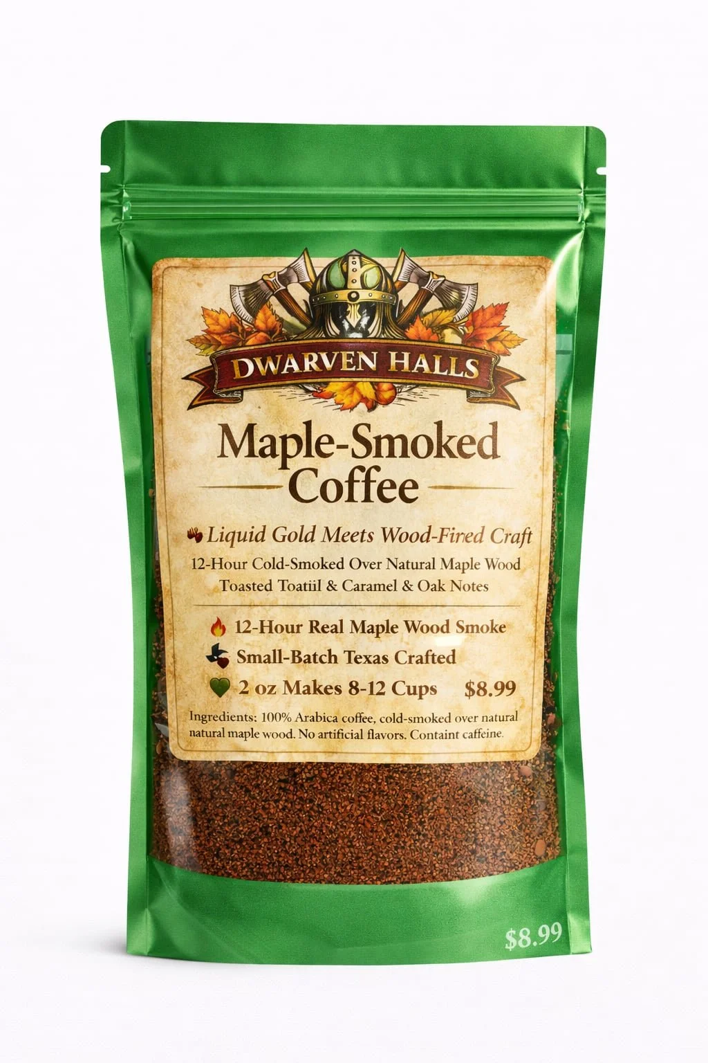 Maple Smoked Coffee – Smooth, Sweet Smoke & Small-Batch Arabica