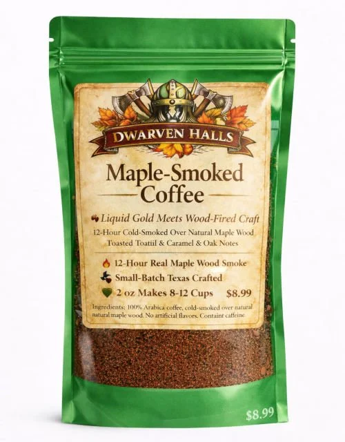Maple Smoked Coffee – Smooth, Sweet Smoke & Small-Batch Arabica