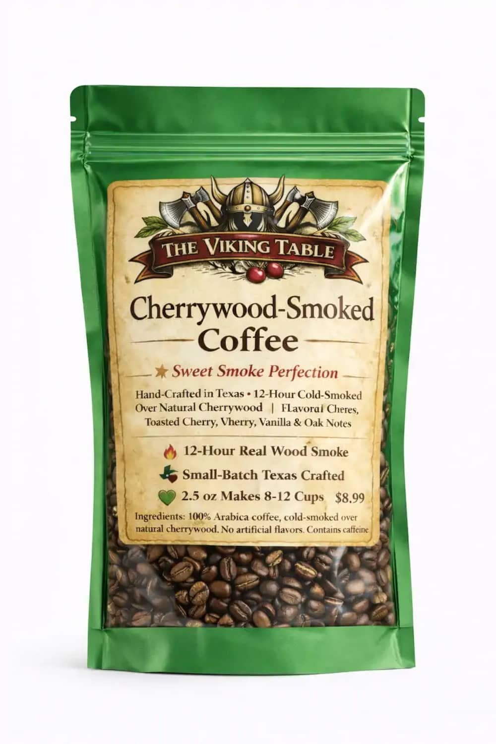 Cherrywood Smoked Coffee – Smooth, Subtle Smoke & Small-Batch Arabica