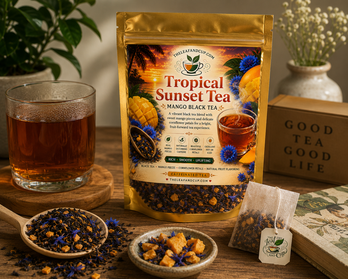 Tropical Sunset Tea | Mango Black Tea Blend