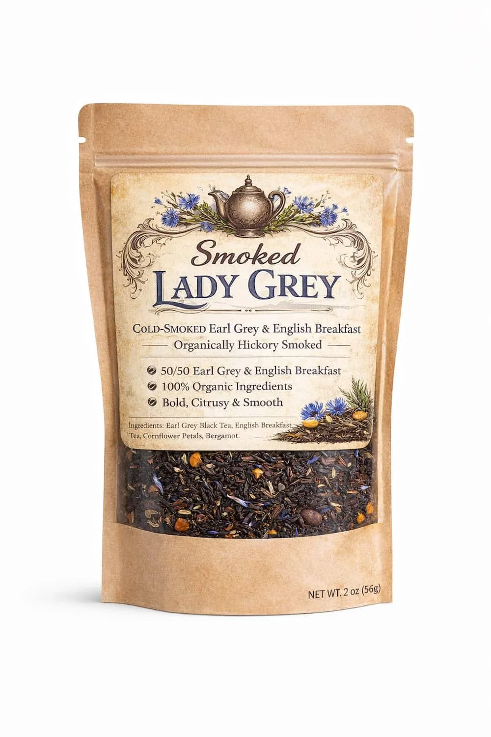 Smoked Lady Grey Tea – Bright Citrus with Smooth Hickory Smoke