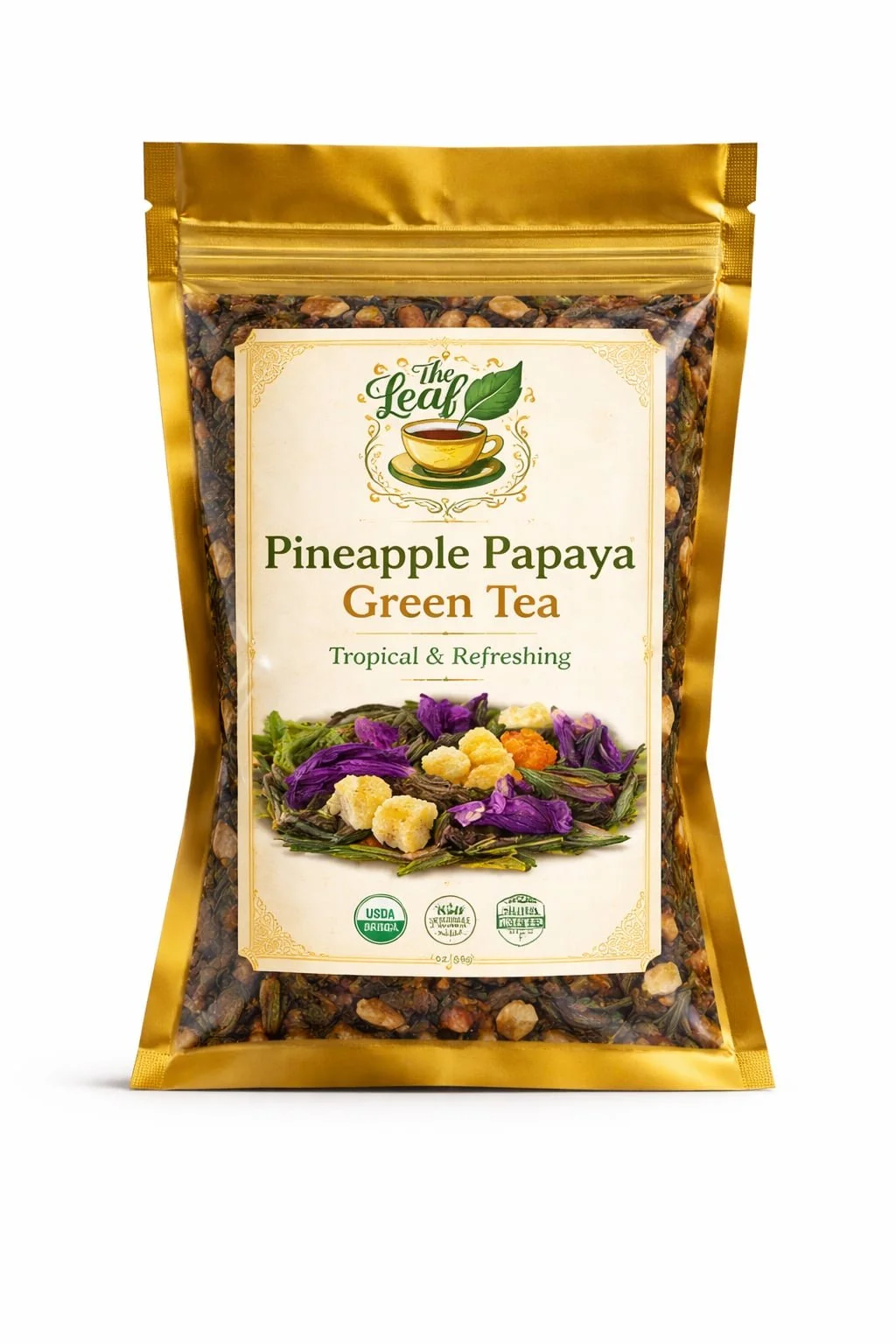 Green Pineapple Papaya | Tropical Green Tea Blend