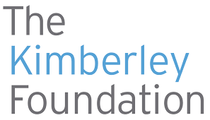 The Kimberley Foundation logo with text in varying shades of gray and blue.