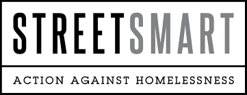 StreetSmart logo with the text 'Action Against Homelessness' underneath