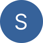 Blue circular icon with a white letter 'S' in the center.