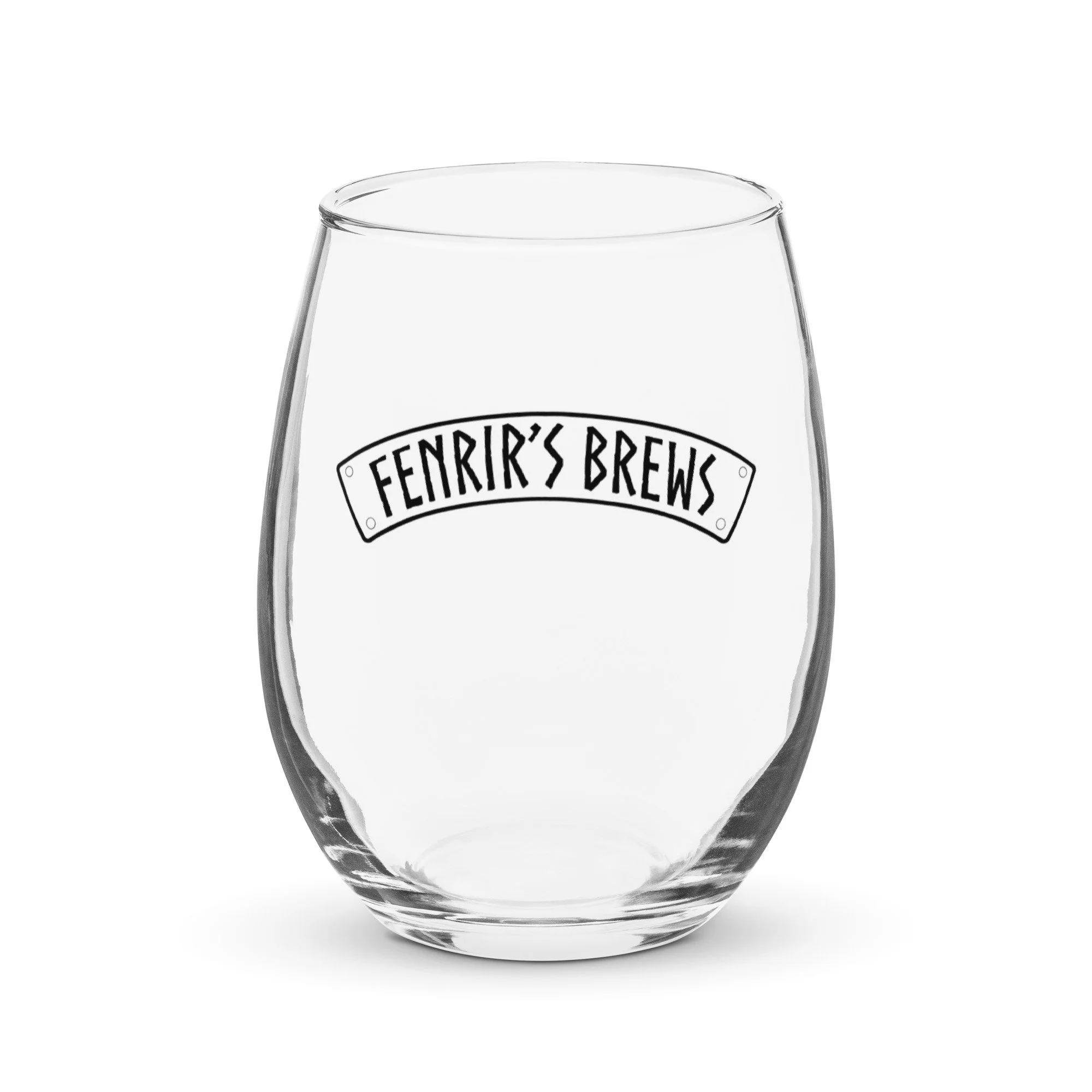 Fenrir's Brews Stemless Mead Glass