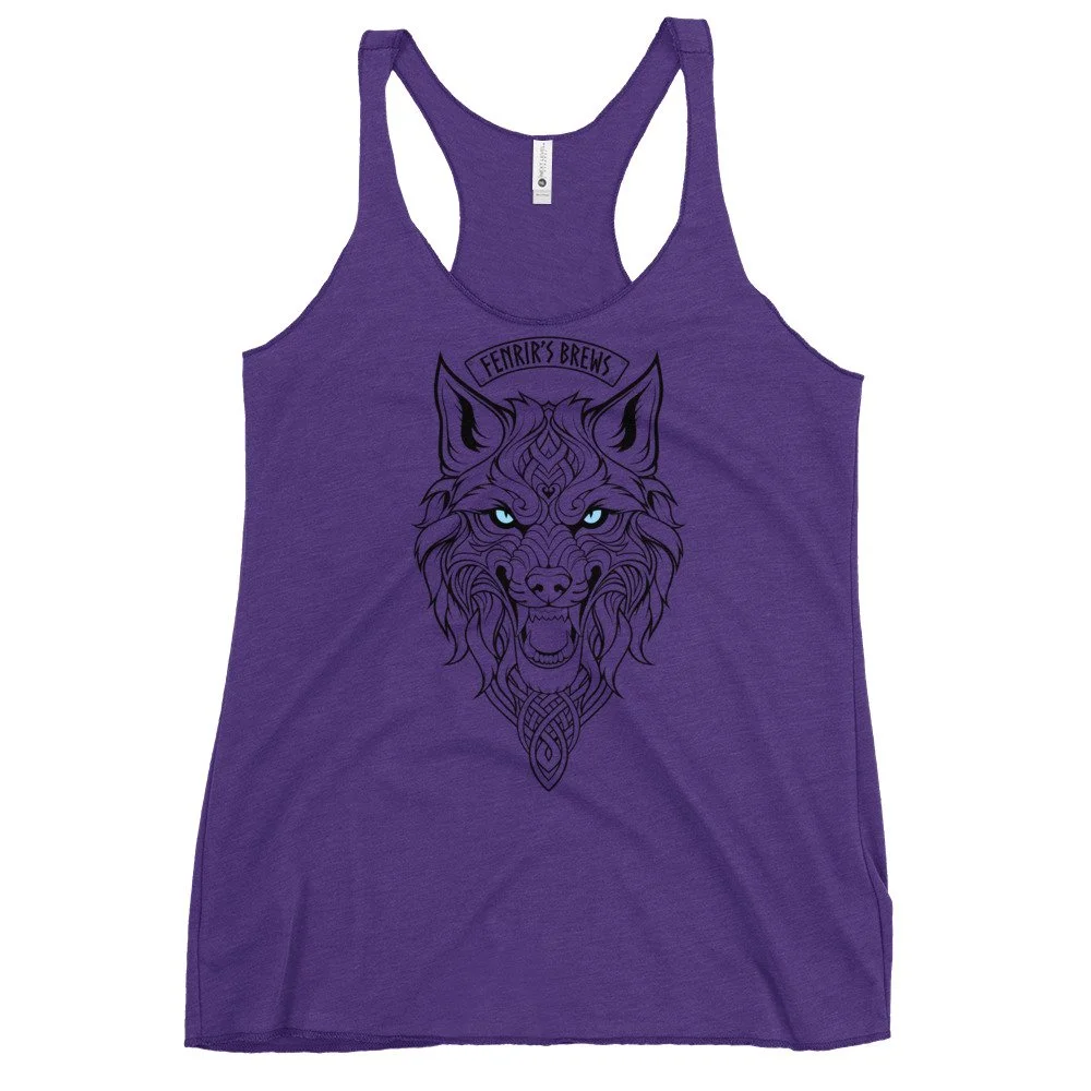 Wolf Head Women's Racerback Tank