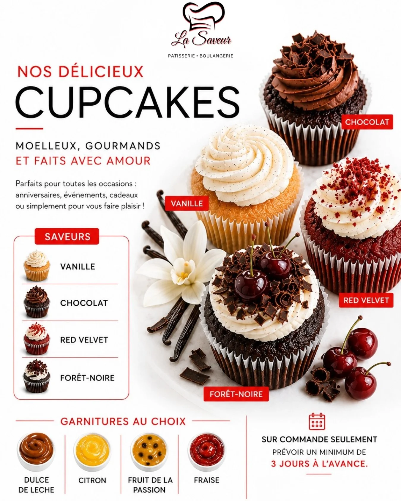 Parce qu&rsquo;il y a toujours une bonne raison de s&rsquo;offrir un cupcake. 🧁

#lasaveurmtl #cupcakemtl #bakerytok #pastry #cupcakes