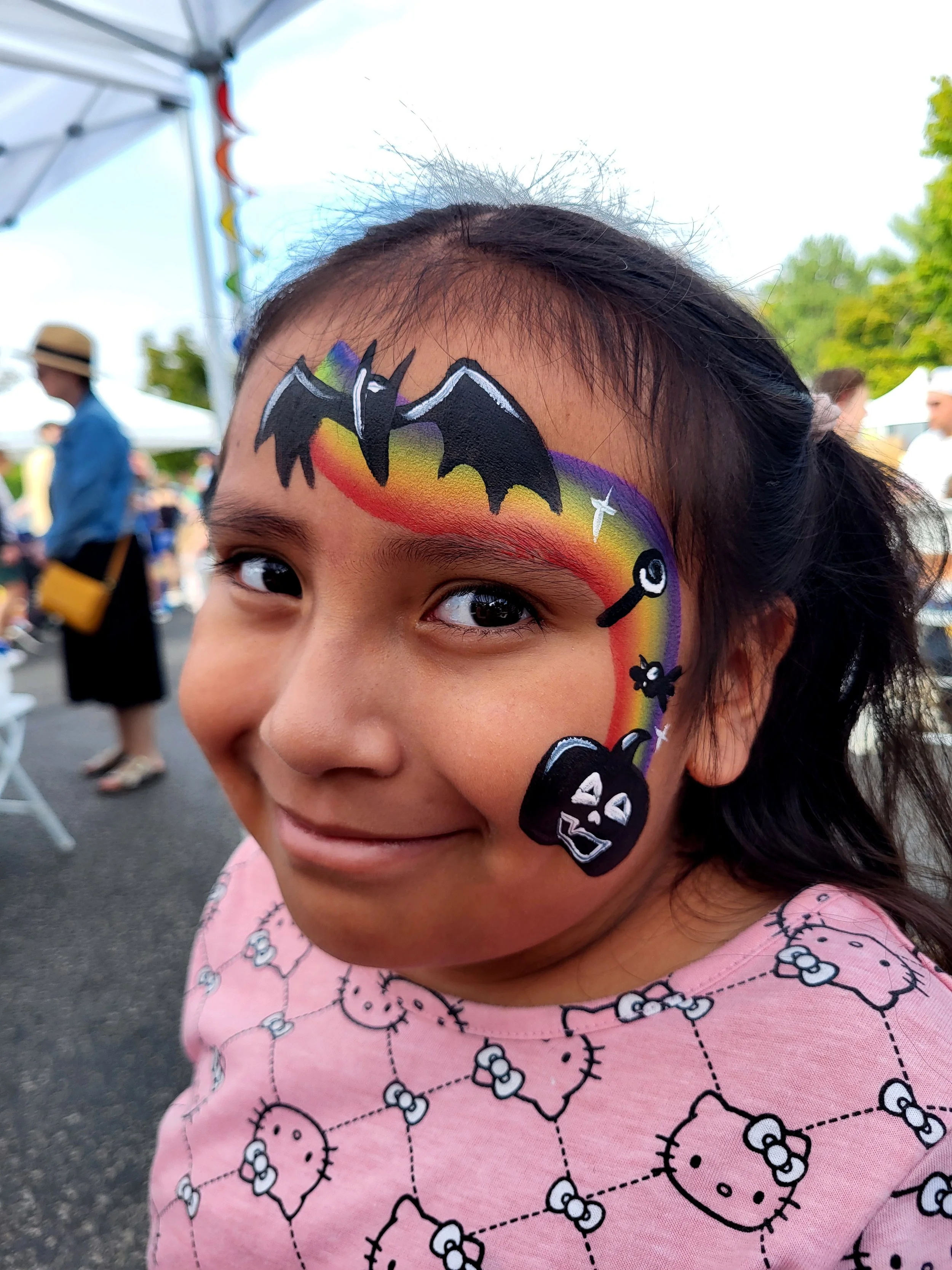 rainbow halloween face painting madison wi