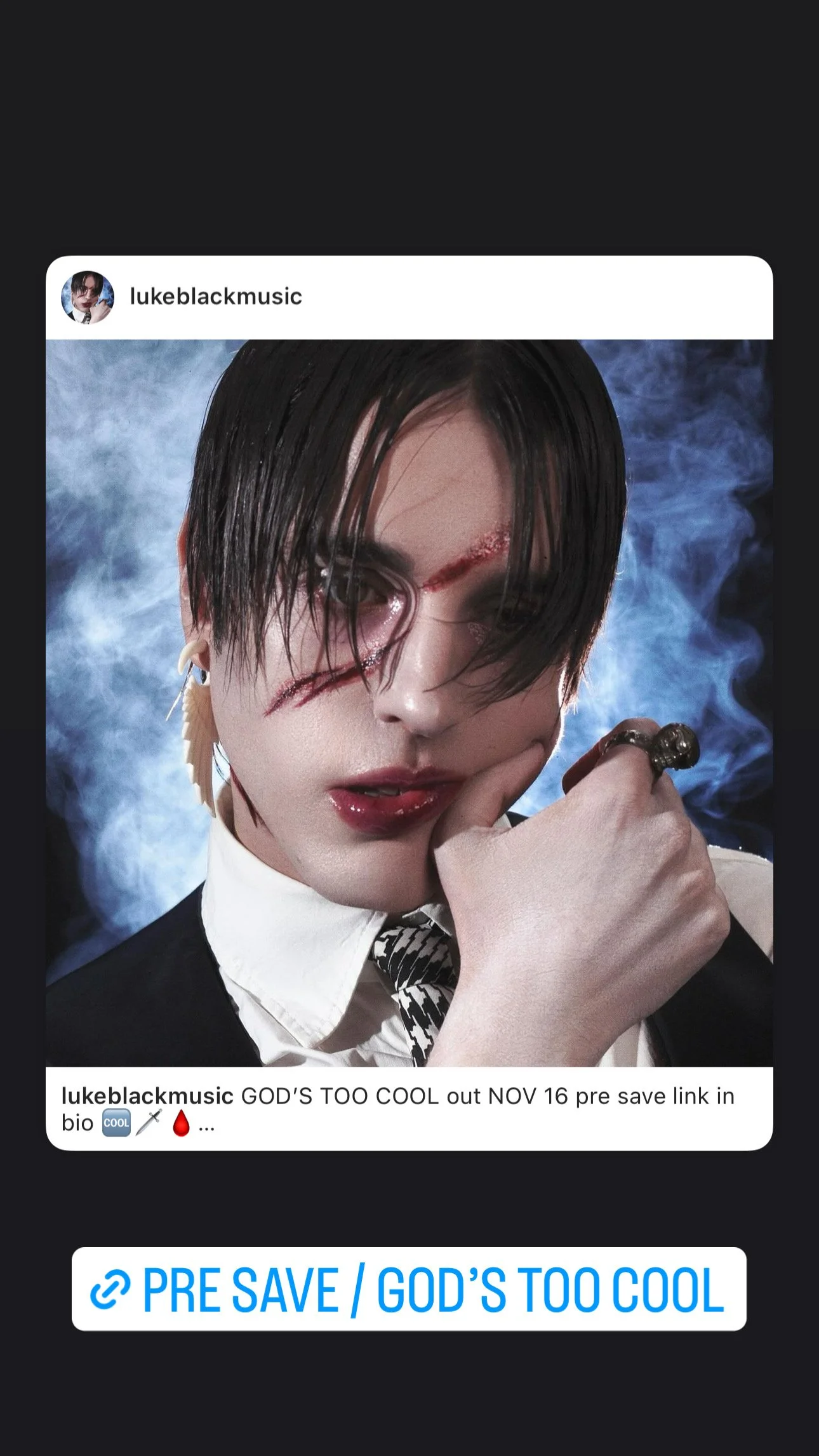 Single 'God's Too Cool' promotion Campaign