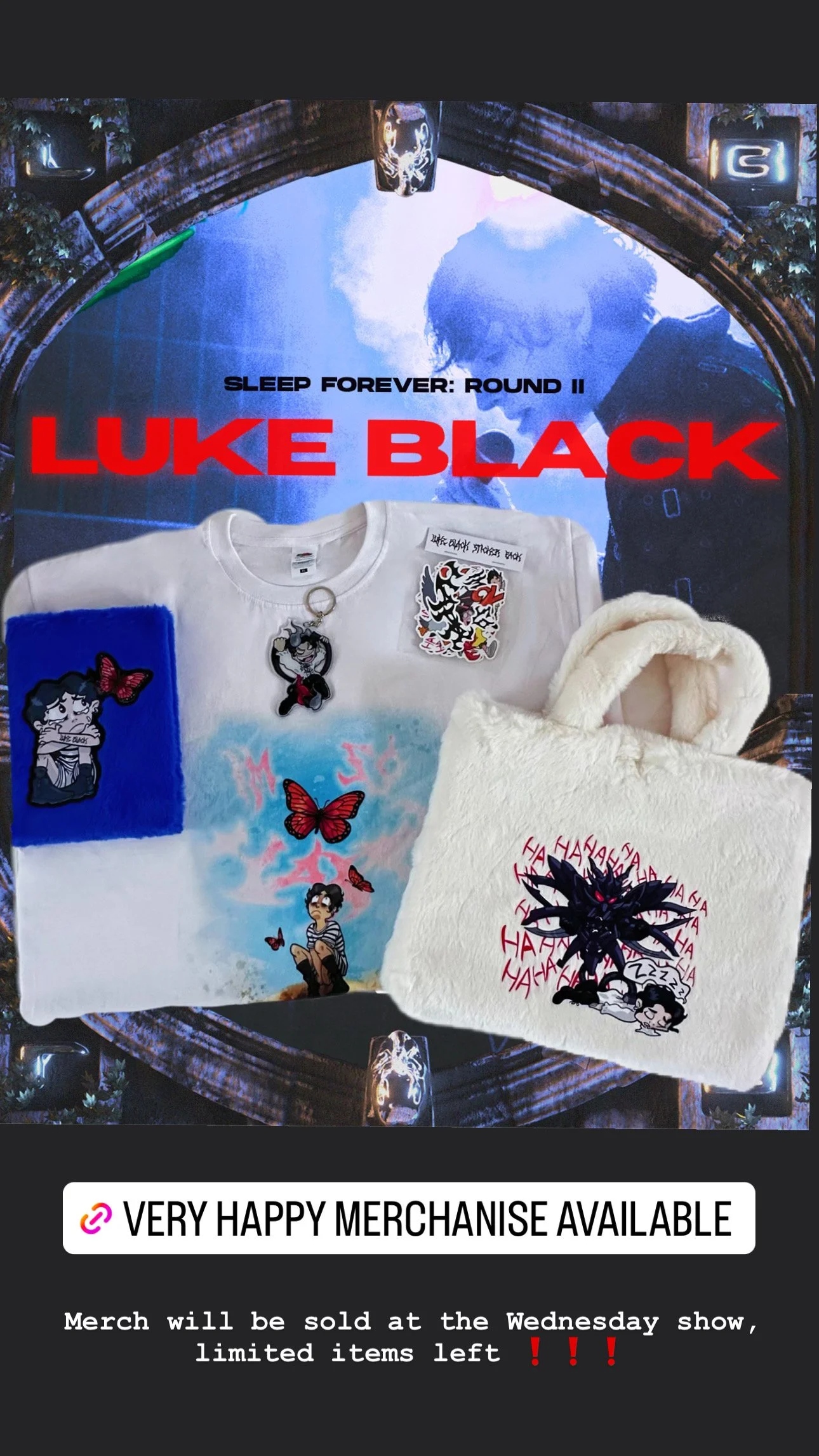 'Chainsaws In Paradise' Album Merch