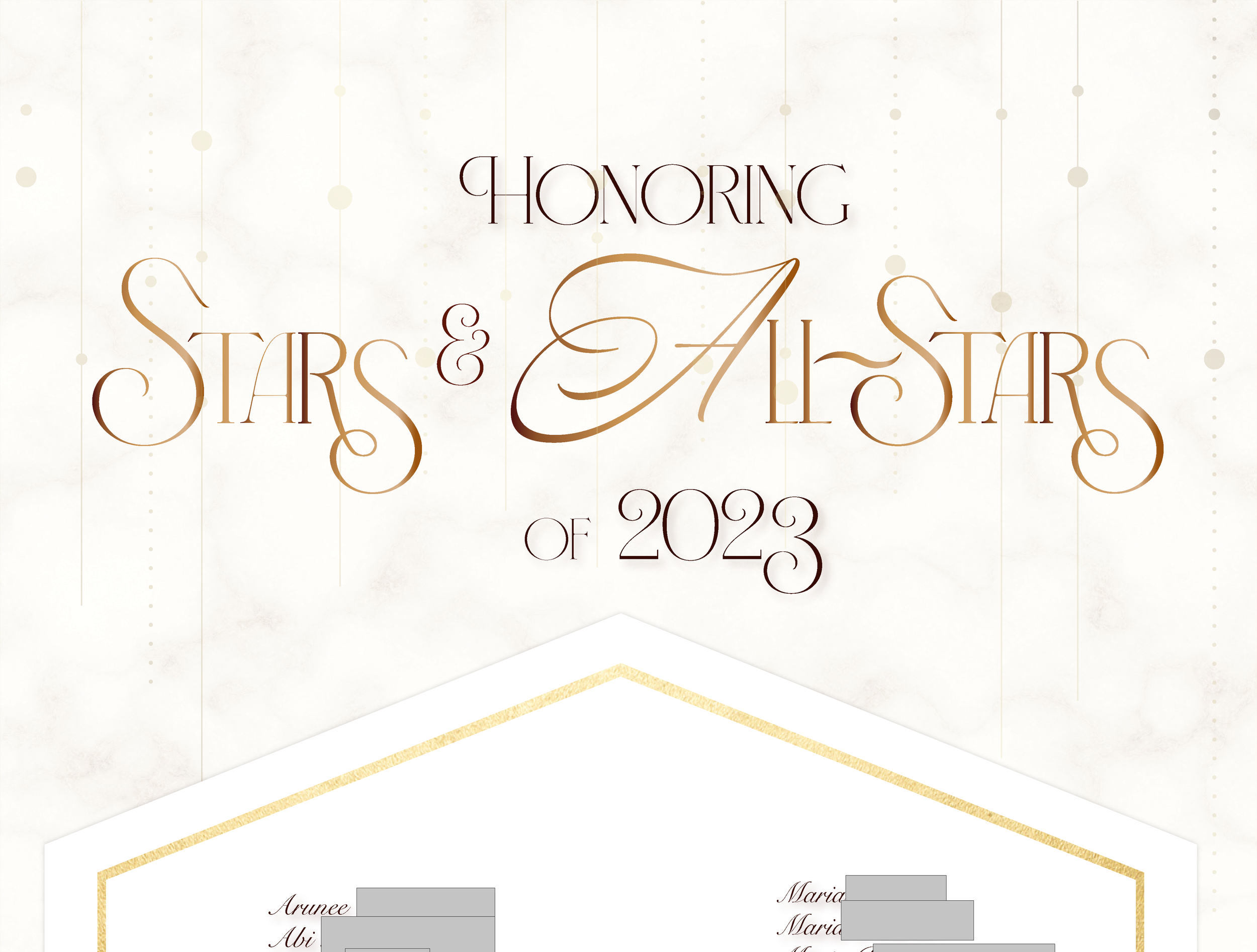 Stars and All-Stars of the Year Reception