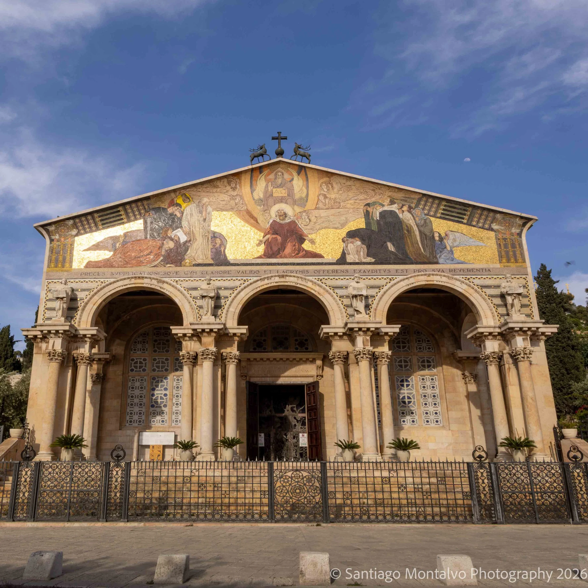 Centuries of Prayer — Jerusalem. Historic church architecture bears witness to generations of worship and devotion.