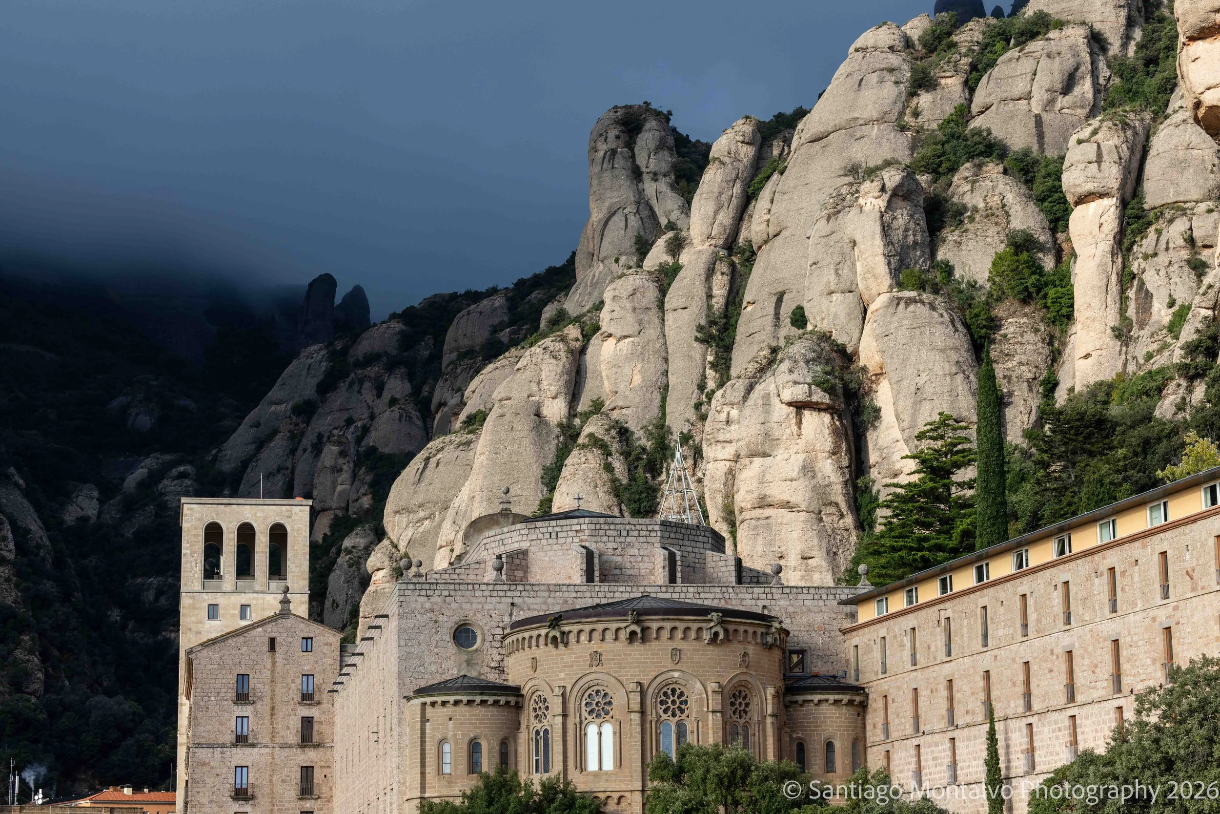 A Sanctuary in the Mountains — Montserrat, Spain. Sacred architecture and the extraordinary landscape of Catalonia meet in quiet harmony.