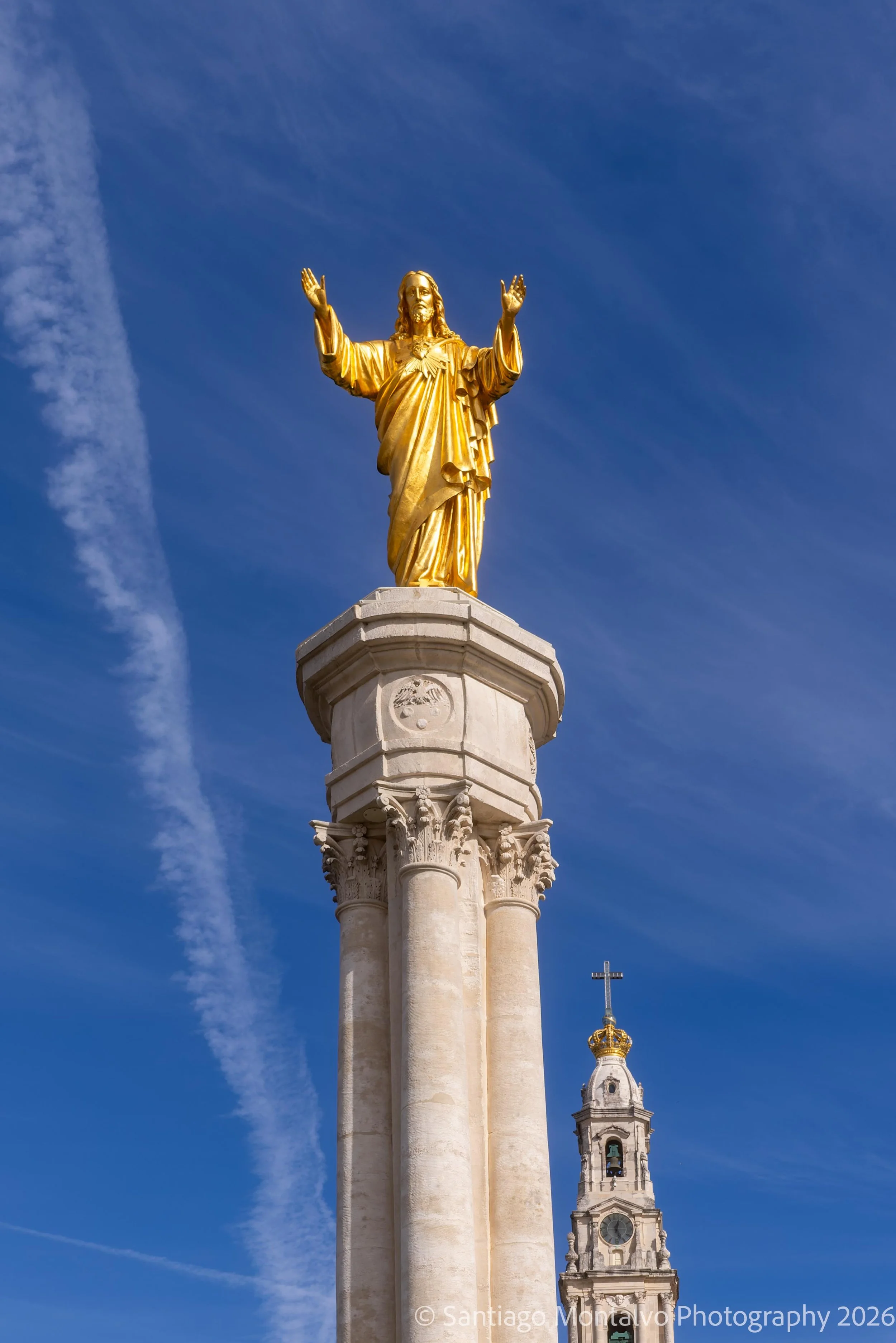 An Expression of Faith — Fátima, Portugal. A devotional statue reflects the enduring importance of Marian pilgrimage.