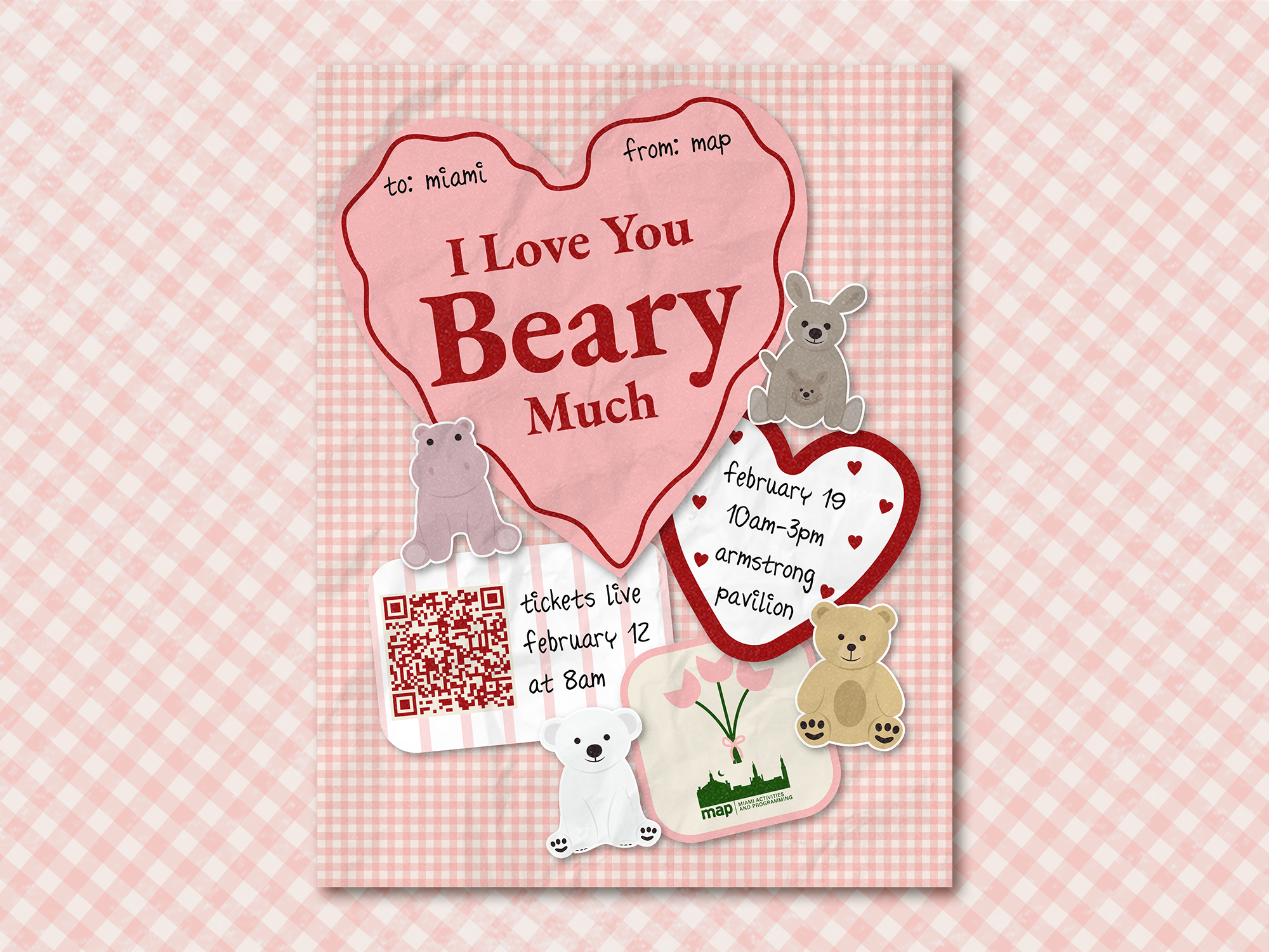 I Love You Beary Much Event Branding
