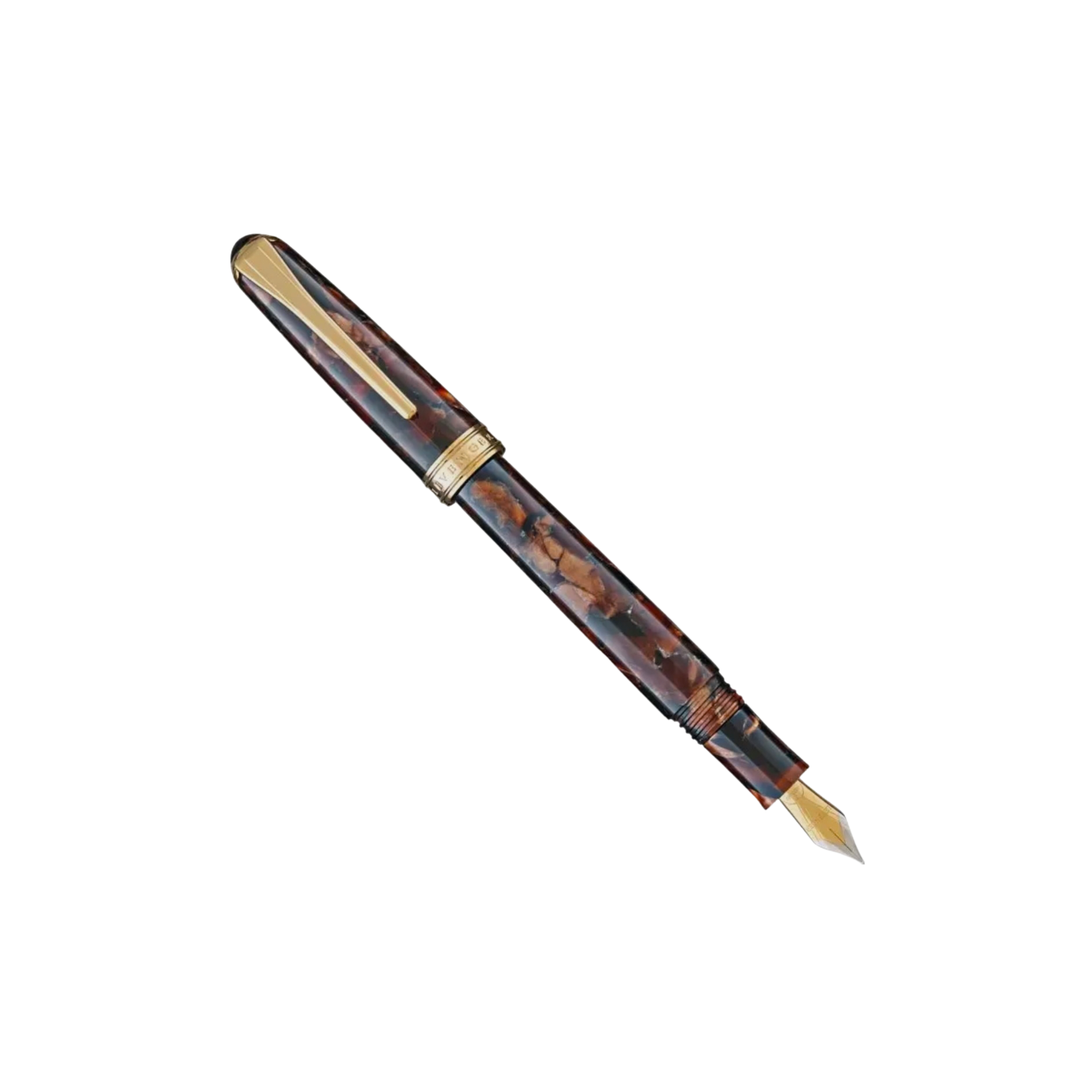 True Writer Classic Golden Dark Tortoise Fountain Pen