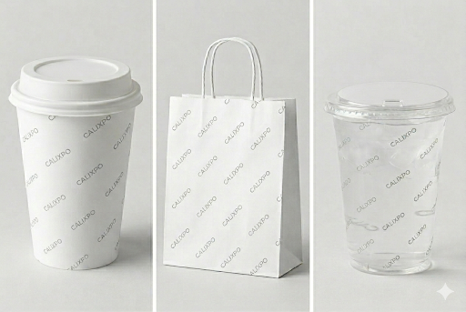 Custom Clear PET Cups