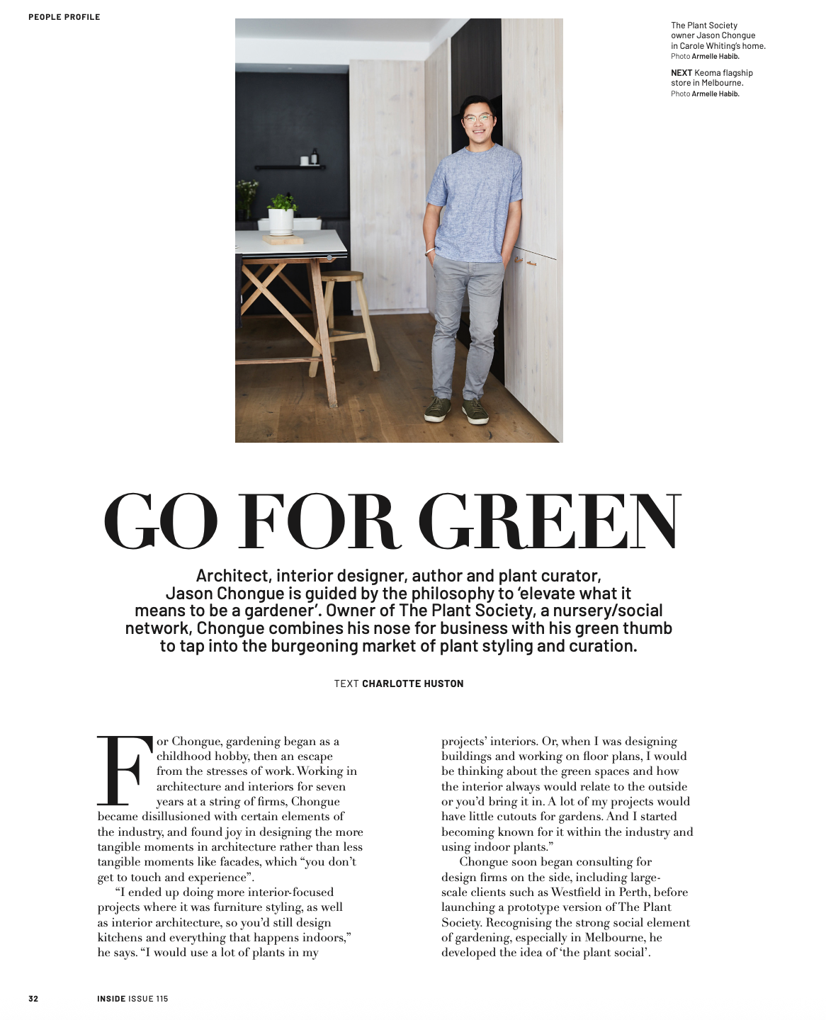 Going for green with The Plant Society