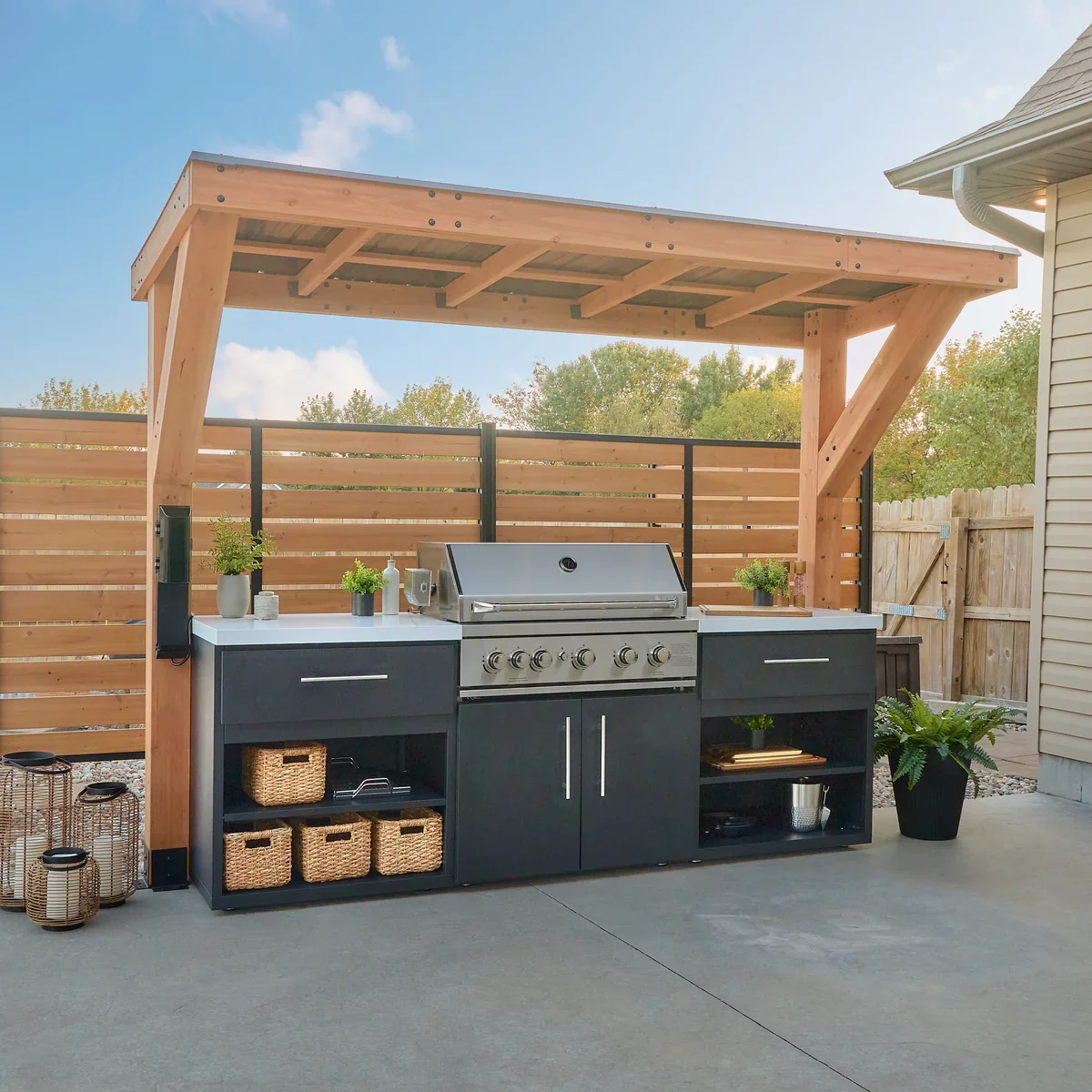 Timber Rock Outdoor Grill Cook Station