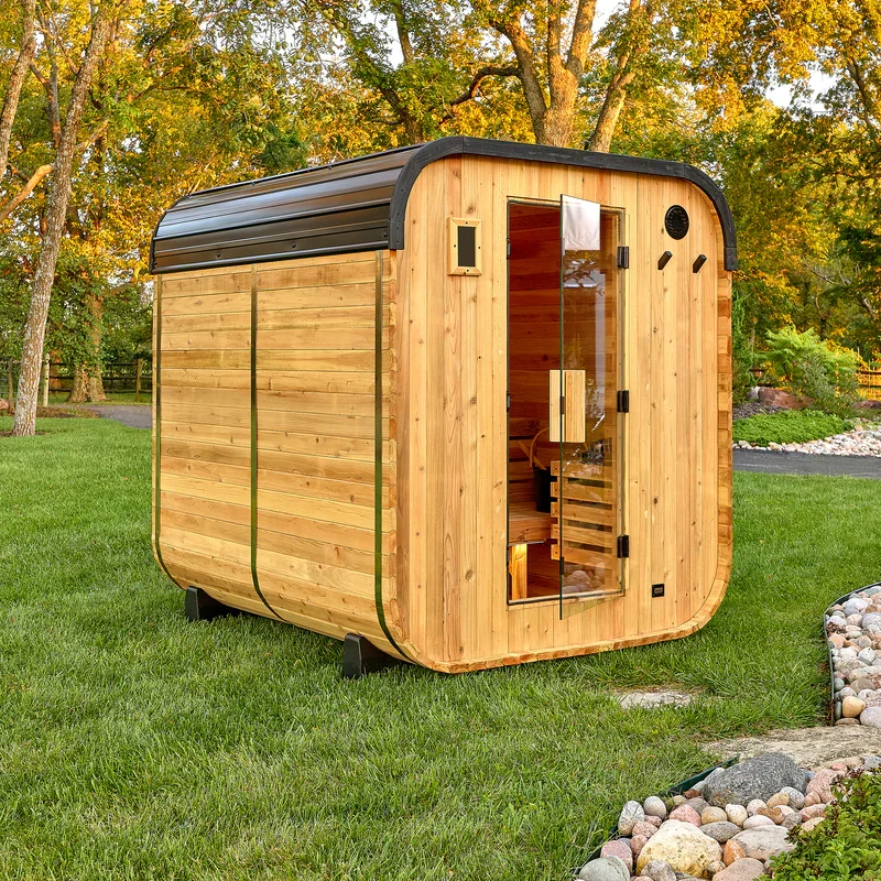 Lennon Outdoor Cube Sauna – 4-6 Person