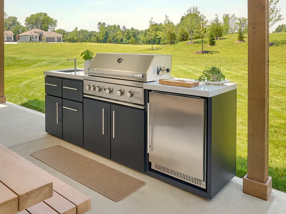 Emory 9' Outdoor Kitchen Island