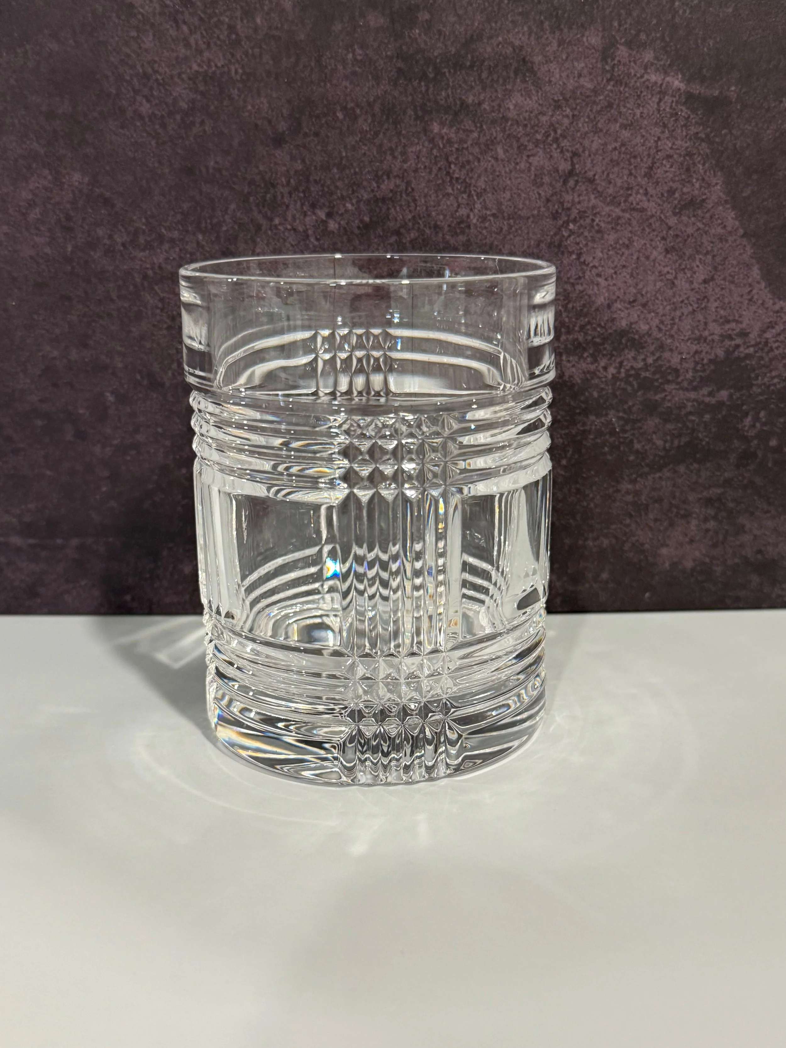 Ralph Lauren Glen Plaid Double Old-Fashioned Glass