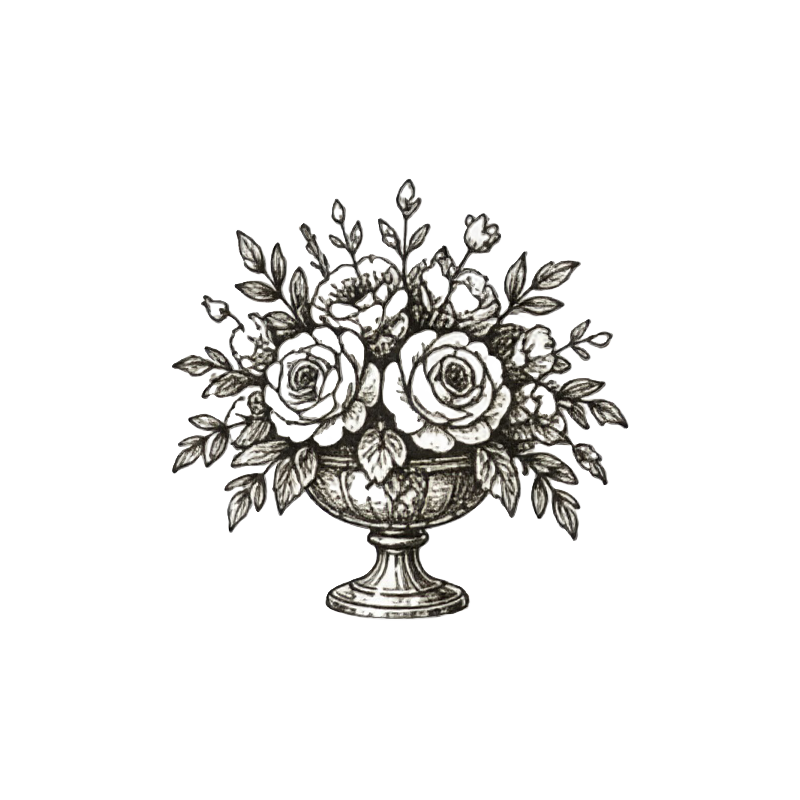 The Vintage Tableware Company Flower Arrangement Icon