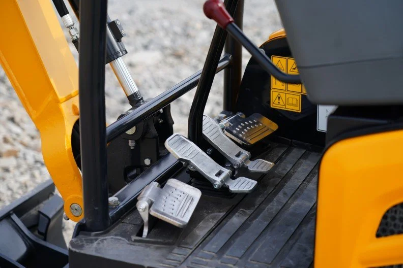 Interior of U17 Mini Excavator