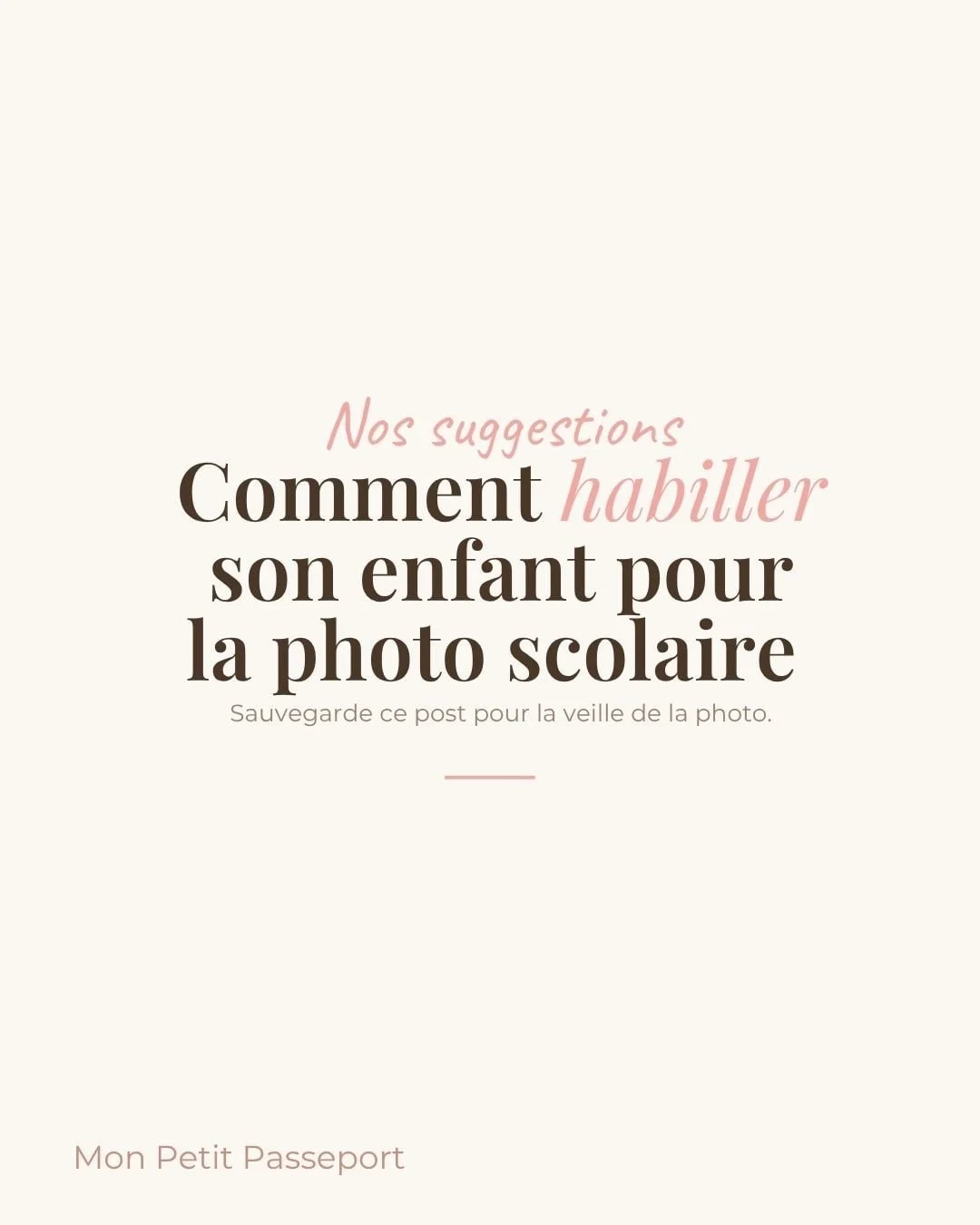 Un petit aide-m&eacute;moire &agrave; garder sous la main 🤍 

 #photoenfant #photoscolaire #schoolphoto #photographe #mtlphotographer
