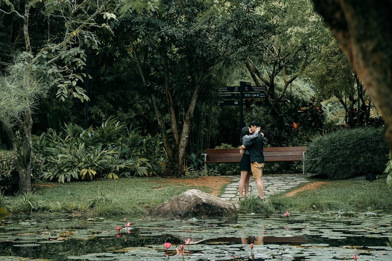 Proposal in Gardens by the Bay Singapore