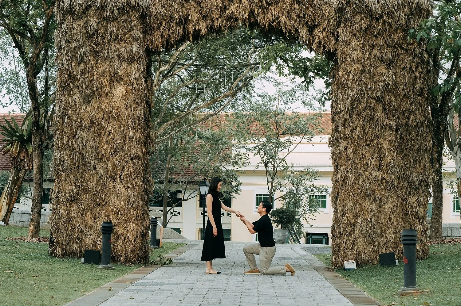 Fort Canning Park surprise proposal Singapore