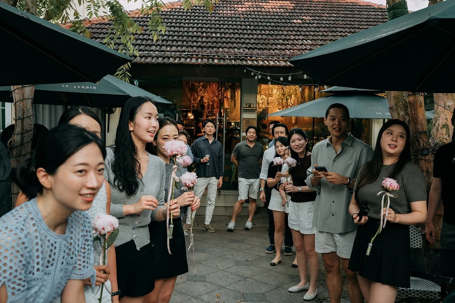 Surprise engagement dinner