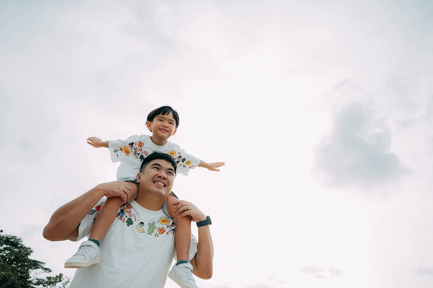 Family Photography session beside Marina Barrage