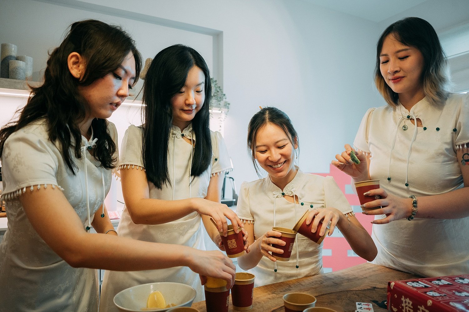  Bridemaid preparing gatecrash games 