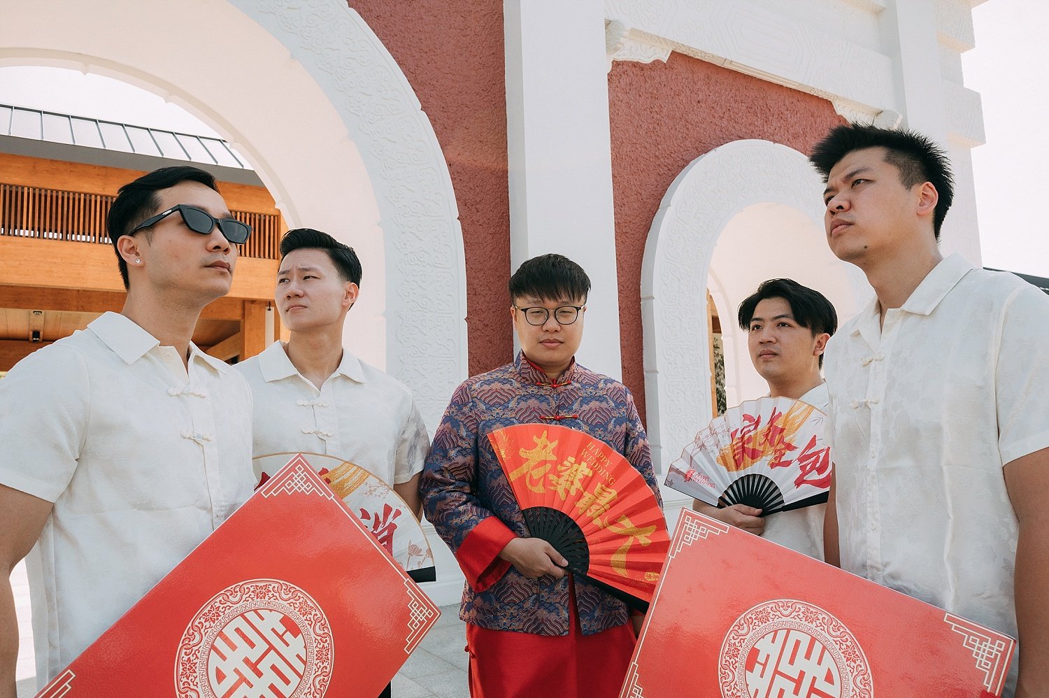 Chinese Garden Wedding outdoor shoot