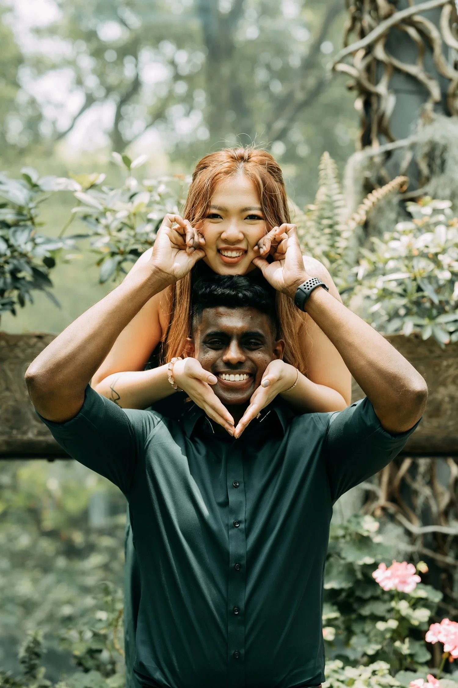 Prewedding shoot at Floral Fantasy