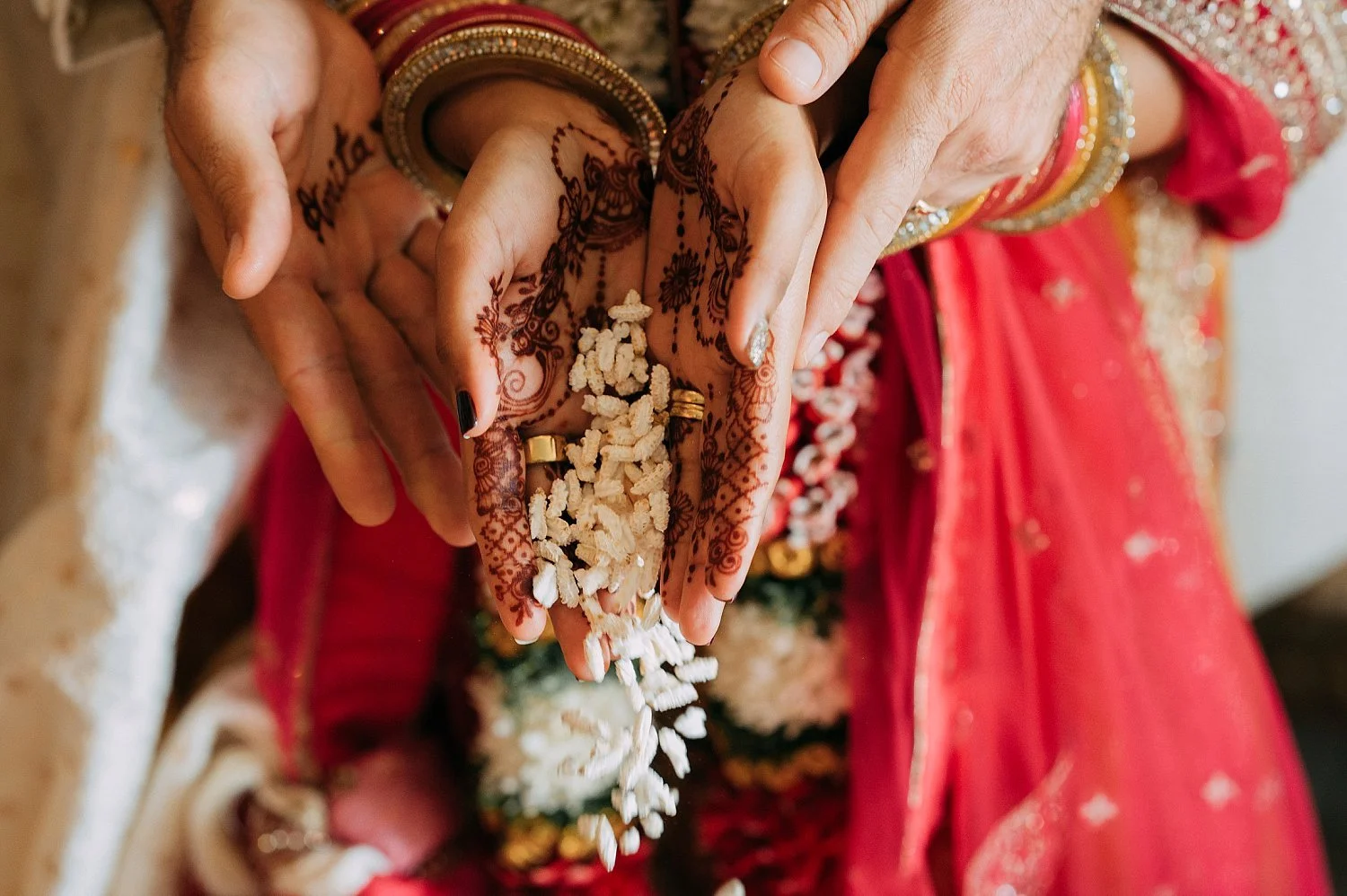 Indian wedding ceremony in Singapore.