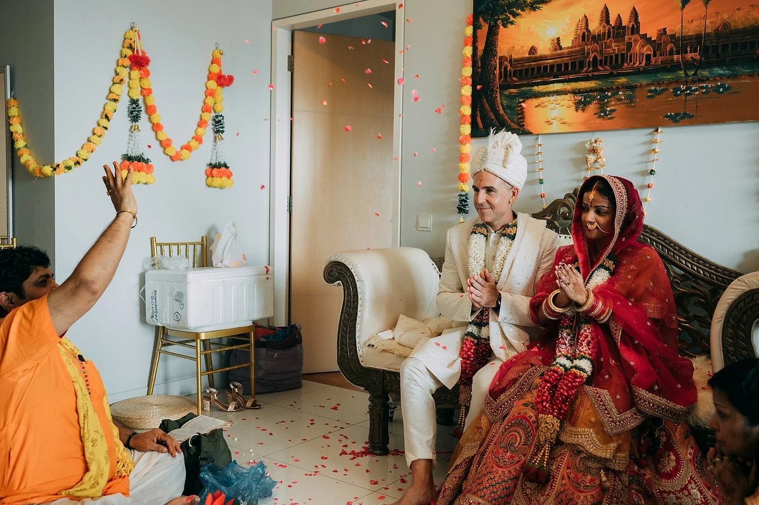 The Beauty of Home: Amita &amp; Markus’s Traditional Hindu Wedding Rituals