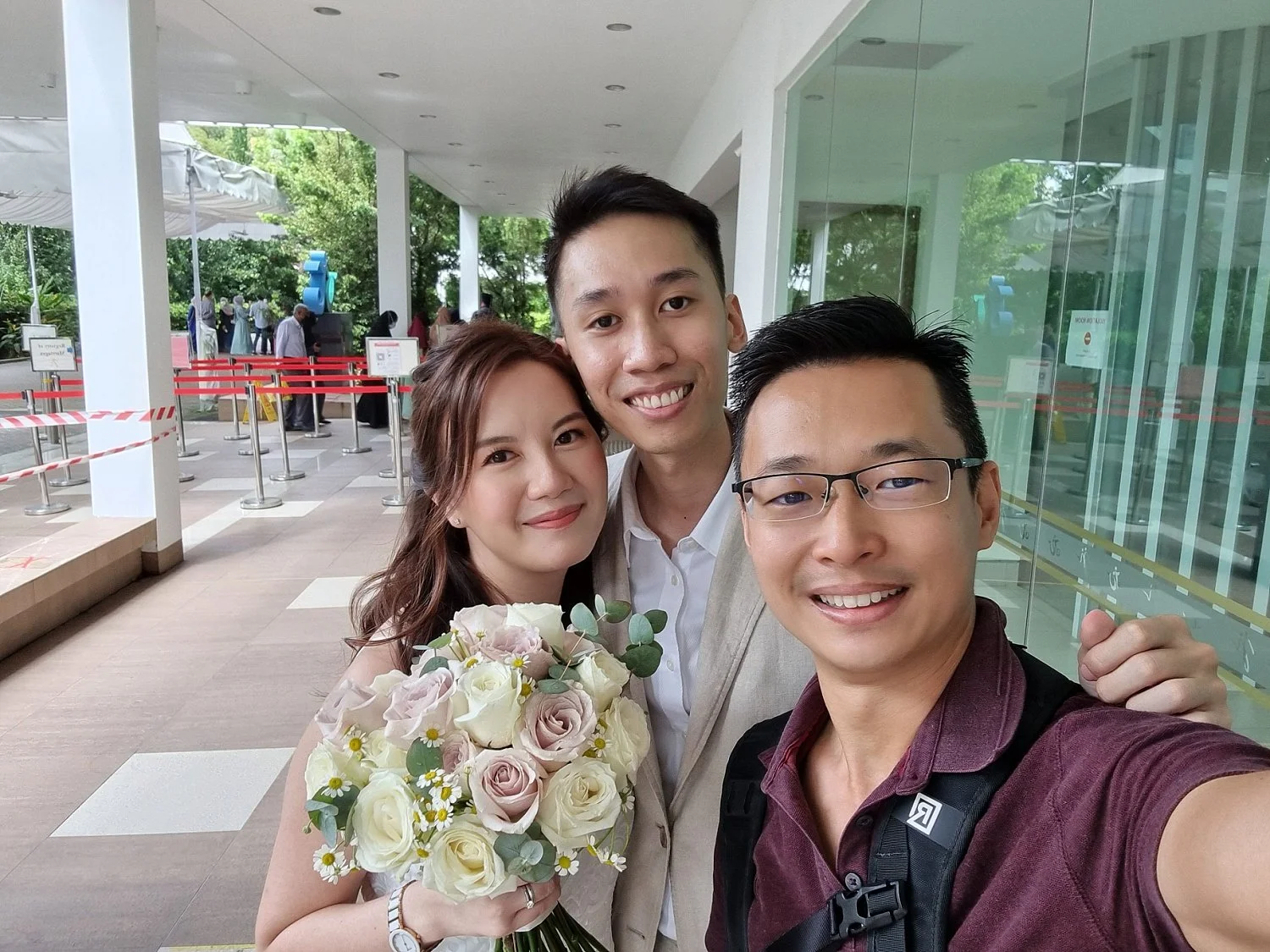 Documentary wedding photographer in Singapore capturing candid emotions and true stories during a wedding day.