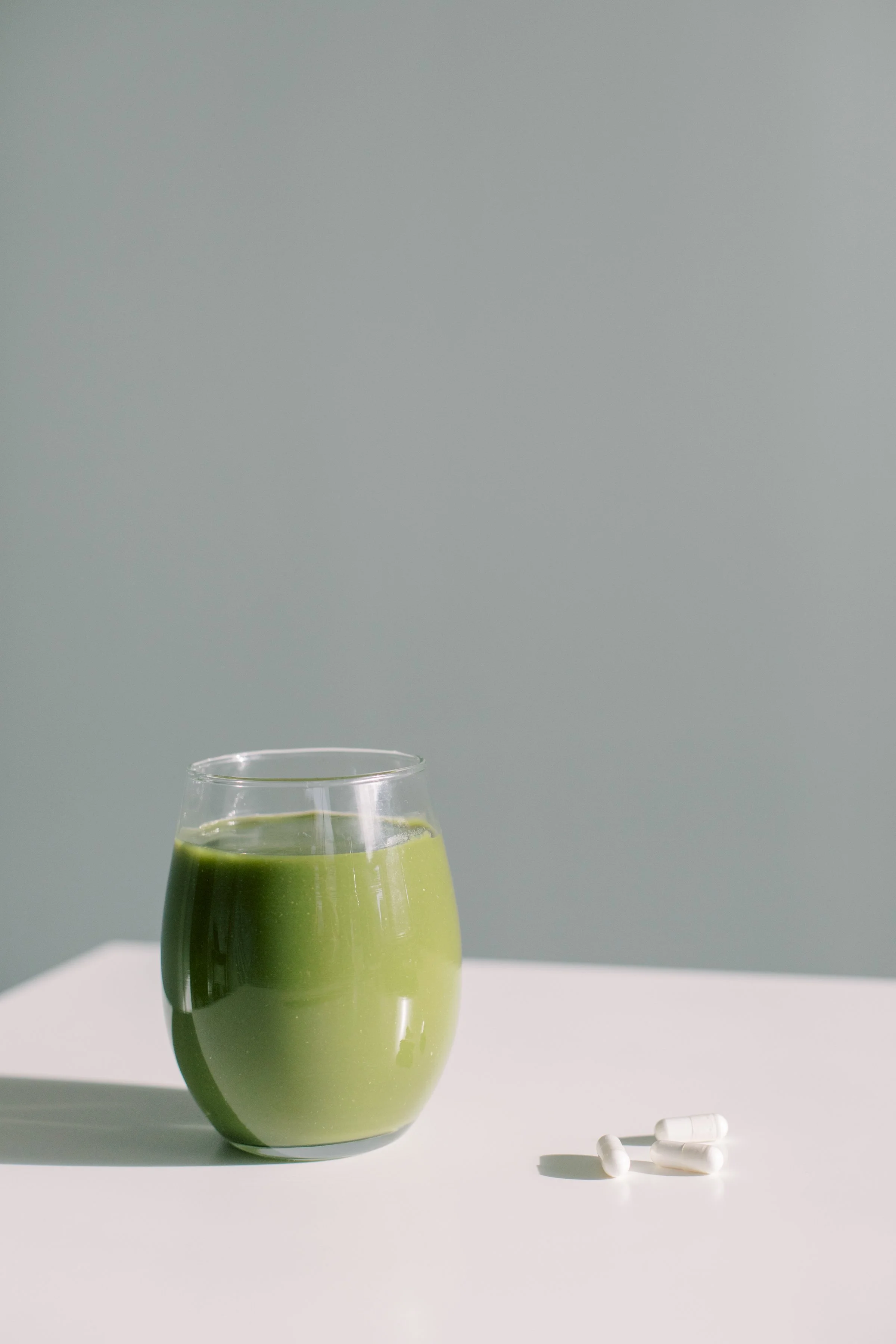 green juice and supplements