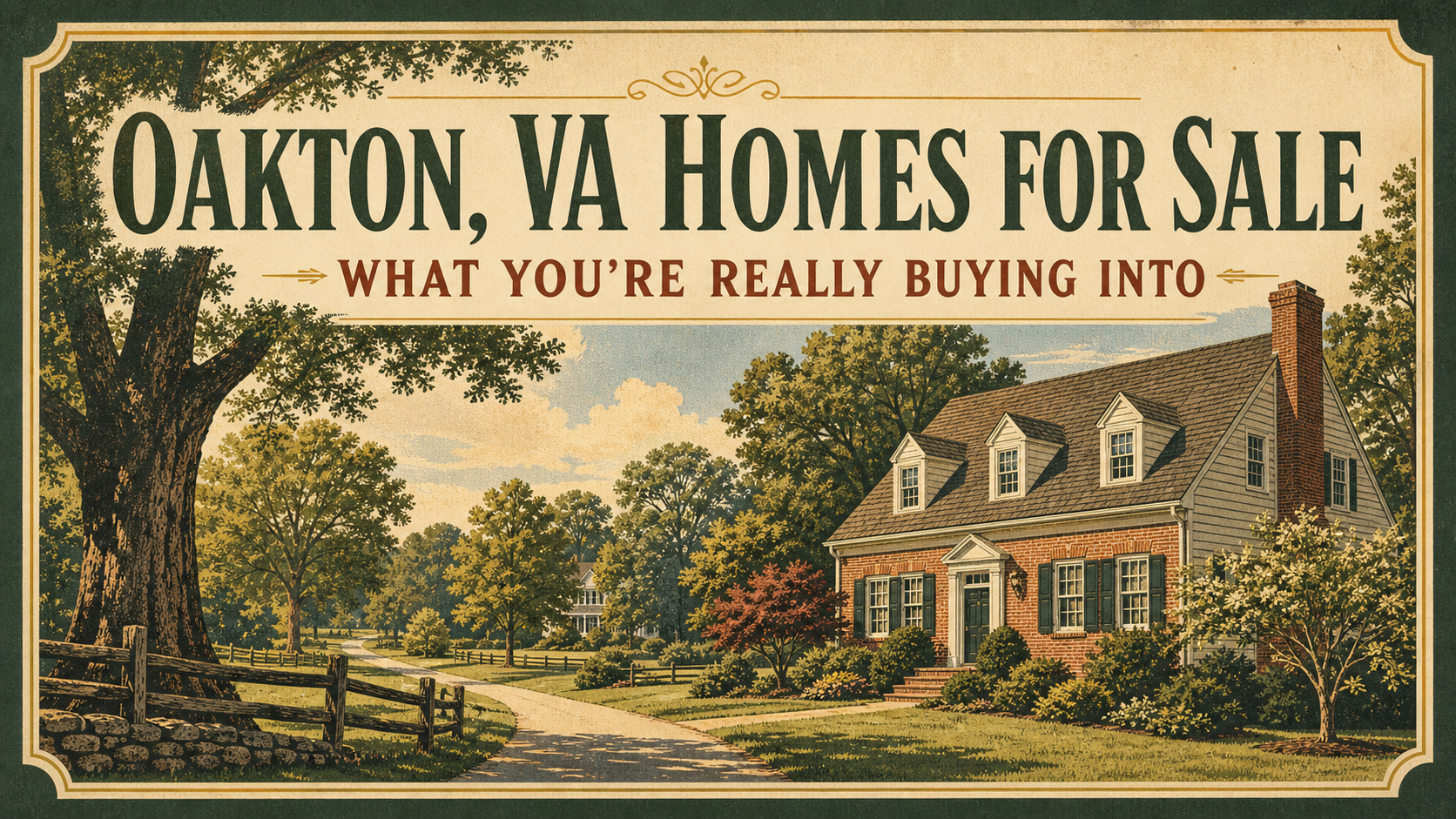 Oakton, VA Homes for Sale: What You're Really Buying Into