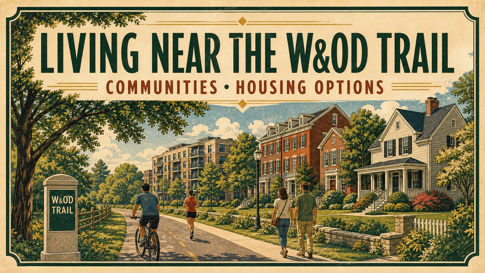 Living Near the W&amp;OD Trail: Communities and Housing Options