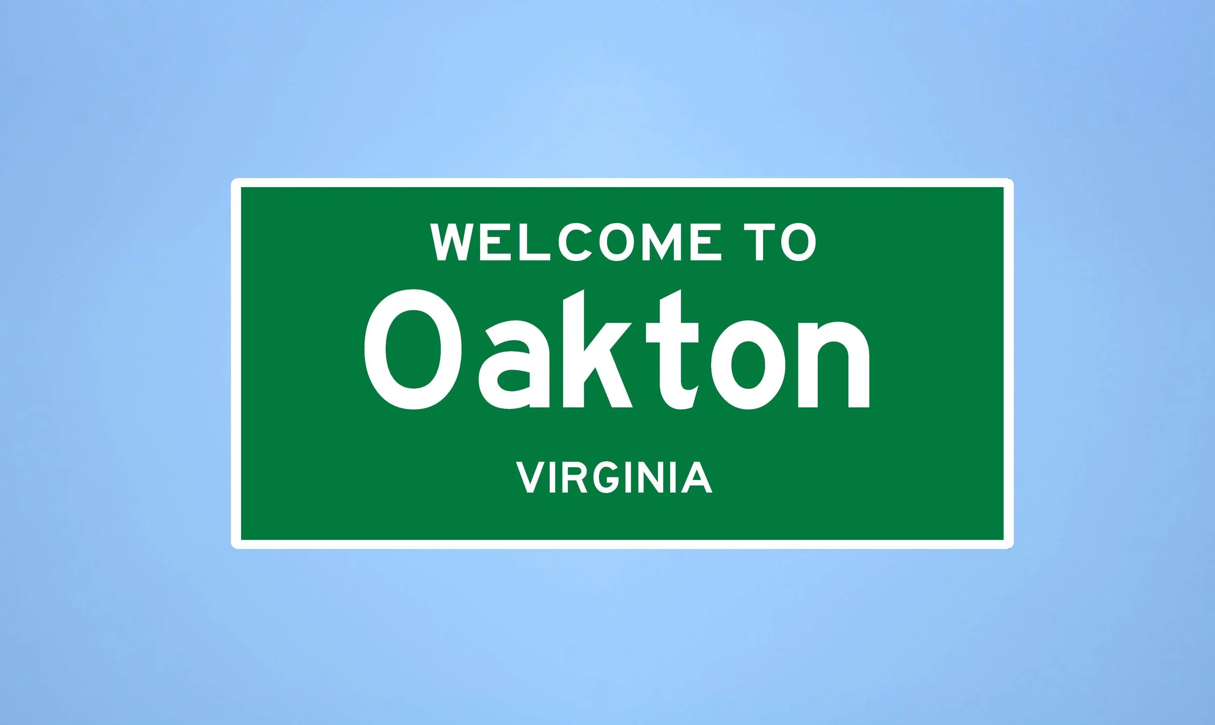 Welcome to Oakton Virginia community sign in Northern Virginia