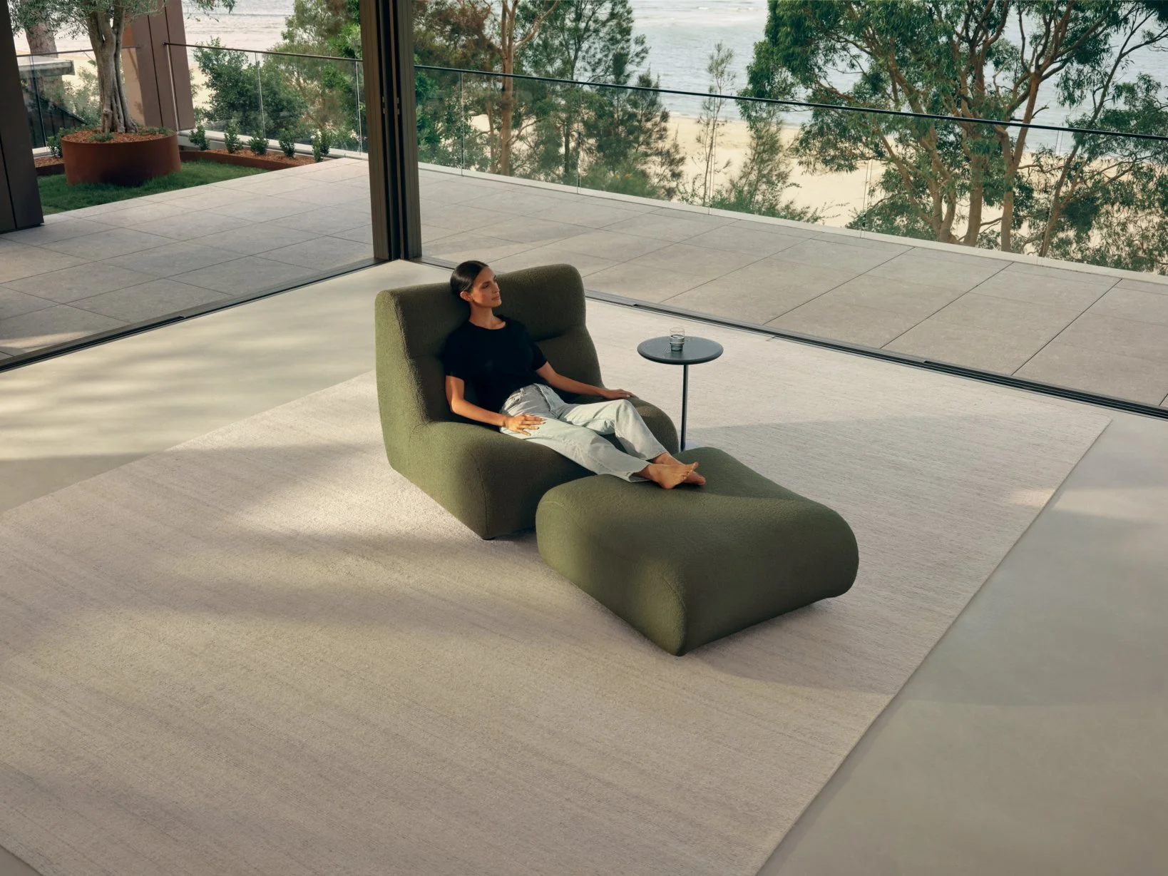 1977 HIGHBACK CHAIR OTTOMAN LEURA - 2559.jpg